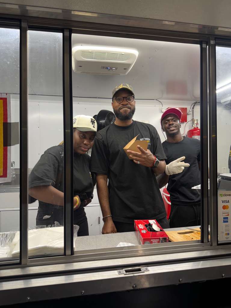 Founders with BukkaIsland banner