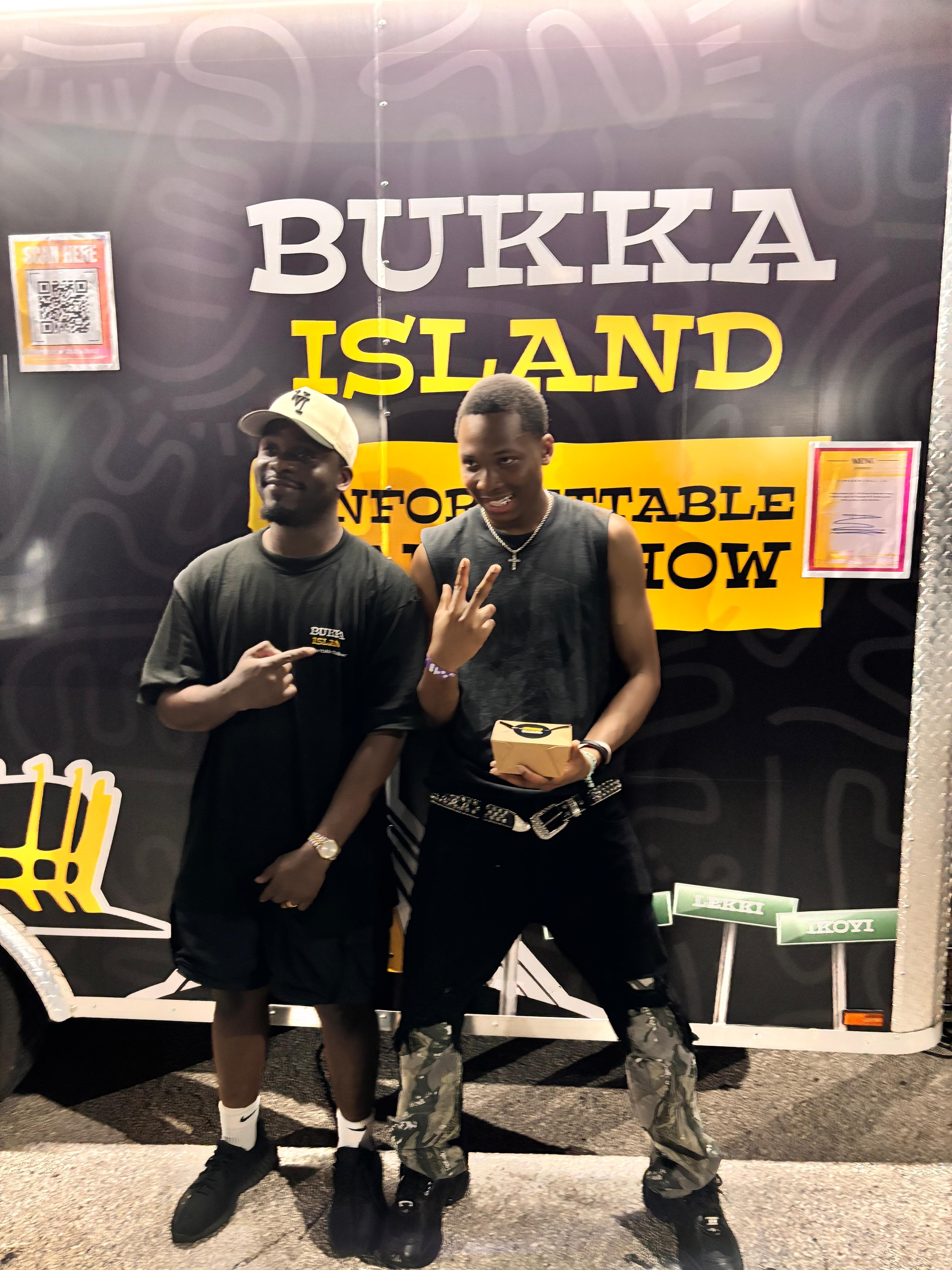 Three founders at BukkaIsland truck
