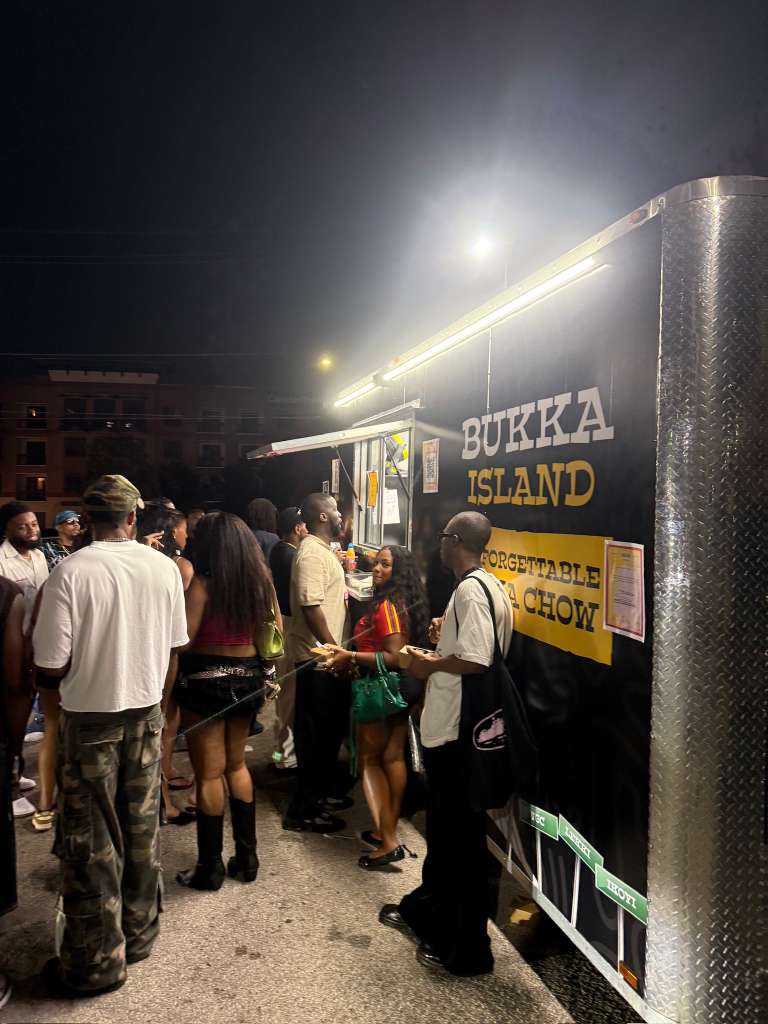 Night service at BukkaIsland